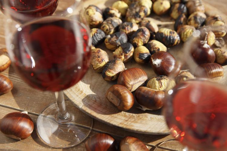 New wine & roasted Chestnuts (Chestnut Days)