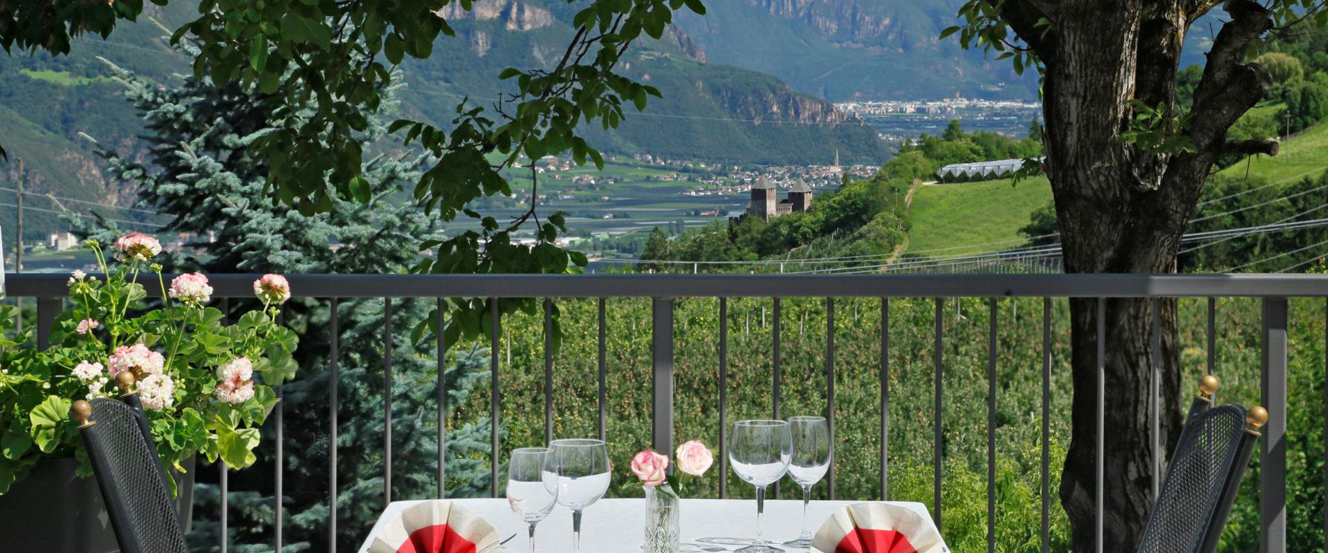 Balkon beim Gasthof Falger